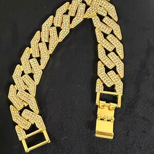 Stainless Steel Women’s bracelet Men’s bracelet Unisex Bracelet Gold tone